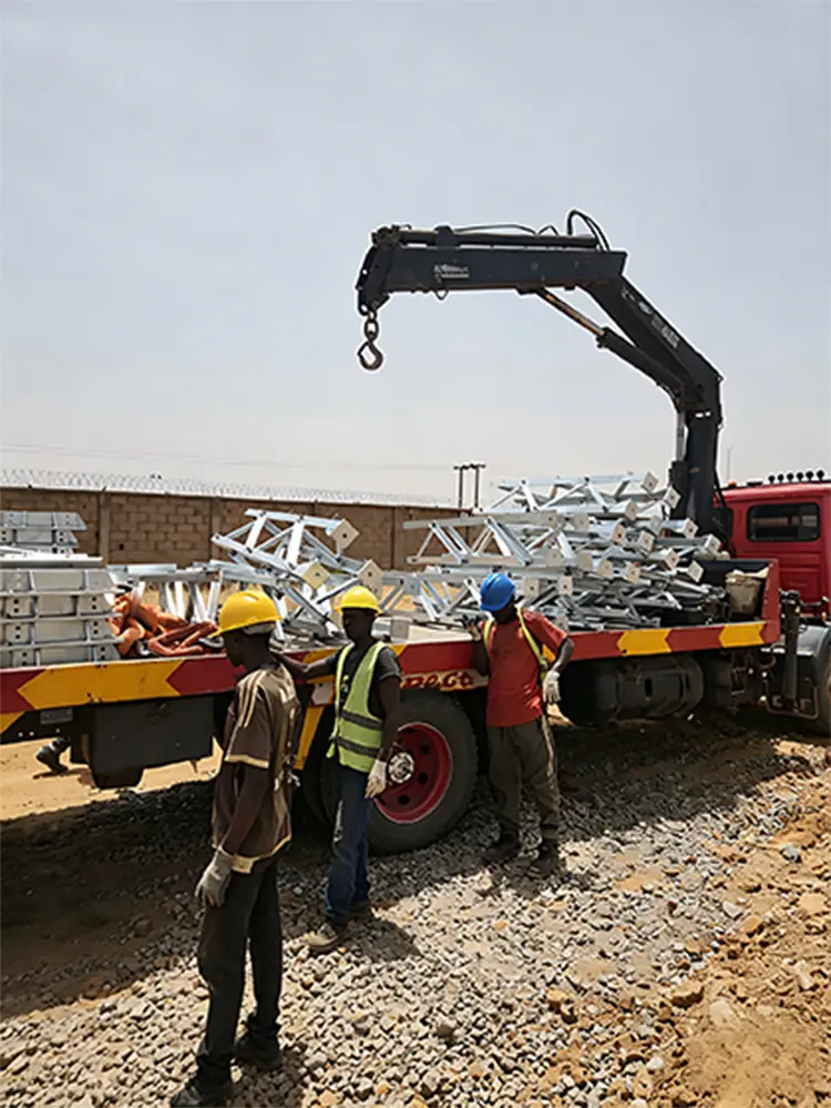 Nigeria Zaria 330kV Azpiestazio proiekturako tokiko aurrerapena