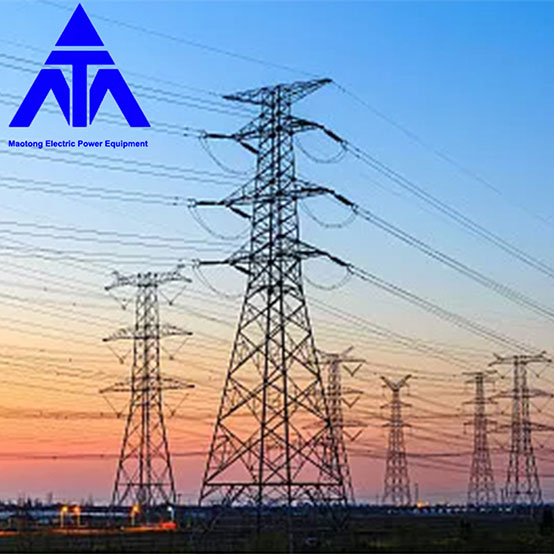 Aangle Iron Power Power Tower Q345 10KV 33KV Transmisio Linea