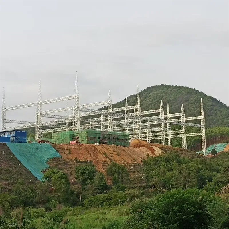 Transmisio Elektrikoko Azpiestazio Altzairuzko Egiturak